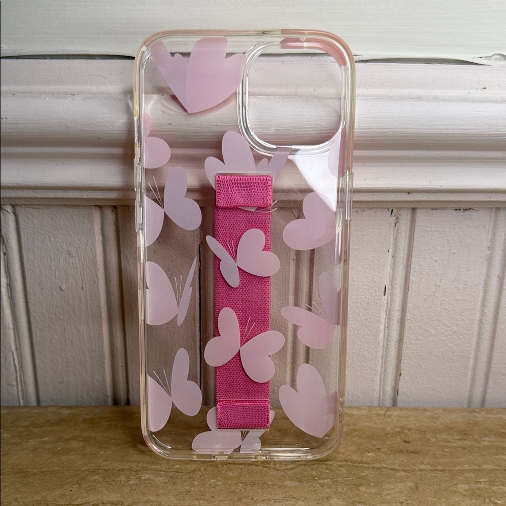 Pink Heart Pattern Phone Case